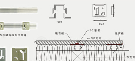 吸音板安装方法(图1)