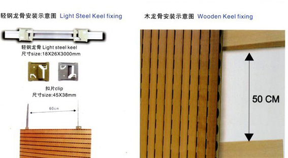 木质吸音板安装施工(图1)