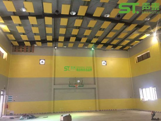 篮球馆空间吸声体图片(图2) 篮球馆空间吸声体图片(图2)