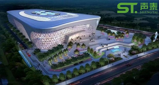 江西吉安国际会展中心陶铝吸音板工程案例(图1) 江西吉安国际会展中心陶铝吸音板工程案例(图1)