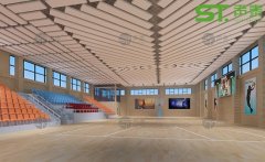 四川自贡体育馆陶铝穿孔吸音板案例