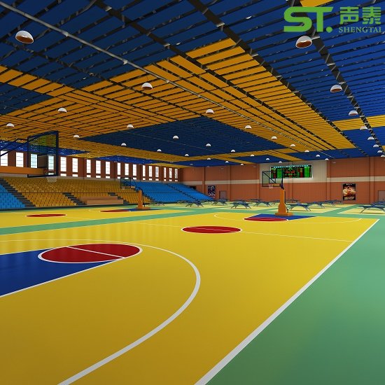 广西玉林学校穿孔吸音板体育馆工程案例(图2) 广西玉林学校穿孔吸音板体育馆工程案例(图2)